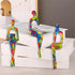 3Pcs Graffiti Thinker Statue Accents Reading Women Sculptures, Modern Aesthetic Figurine Decoration, Abstract Art