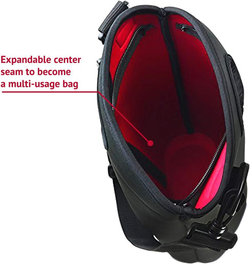 2 Bottle Wine Carrier Travel Bag - Thick Insulating Neoprene Tote, Expandable Design with Adjustable Shoulder Strap