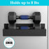 HuggieGems 6-Pack Magnetic Spice Rack - Black Refrigerator Organizer