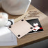 3dRose cst_164792_3 Pet Lovers Ceramic Tile Coasters, Set of 4 Red Hearts White Kitty Cat
