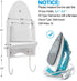 Ironing Board Hanger - Wall Mount Iron Holder Rack for Household Bathroom Shelf - Fits Max 5 inch Width