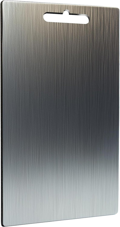 byojia Titanium Cutting Board - Cutting Boards for Kitchen, Double-sided Food-grade Titanium Chopping