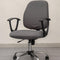 Computer Office Chair Cover, Protective & Stretchable Universal Chair Slipcover, Dark Grey