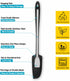 2-Pack Vovoly Silicone Jar Spatulas, Small Seamless Rubber Scraper with Stainless Steel Core, Heat Resistant