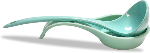 Reston Lloyd Kitchen Counter Utensil Spoon Rest for Ladles, Spaghetti Forks, & Spatulas, Seafoam