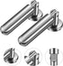 Jetec 196 Inch/5 m Wire Curtain Rod, Adjustable Hanging System with 48 Clips for Tapestry and Photo Display Decor