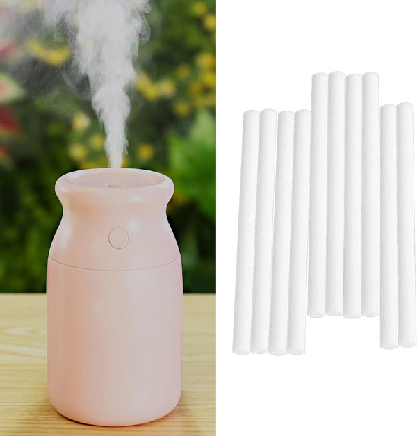 Filter Cotton Sticks, 10Pcs Mini Portable Humidifier Diffuser Replacement Sponges for USB Humidifier