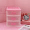 PEXIZUAN Kawaii Desk Organizer, Makeup Organizer, Room Accessories, 3 Layers