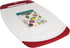 Mirro 16x10" Plastic Cutting Board - White/Red with Silicone Covering