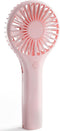 Handheld Fan, Portable Mini Fan with 3 Speeds, USB Rechargeable Personal Fan for Travel/Home - Pink