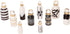 CraftsOfEgypt Genie Blown Empty Glass Mini Bottles Set of 20 Decorative Small Vials for Perfume, Essential Oils