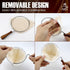 Coffee Filter, Flannel Cloth Coffee Filter with Wooden Handle, Reusable Coffee Sock Filter for Home Office Kitchen Use