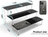 Acrylic Riser Black Acrylic Shelf Riser, 3 Tier Perfume Organizer, Large Cupcake Stand for Funko POP, Cosmetic Products