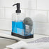 6" 3.5" 8.25", iDesign Forma BPA-Free Plastic Soap and Sponge Sink Organizer Caddy - x x Clear/Matte Black