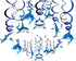 30PCS Shark Hanging Swirls Decorations - Summer Pool Under the Sea Party Supplies for Baby Shark Birthday