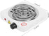 Electric Single Hot Plate Cooktop, 1000W Stainless Steel Portable Stove with Adjustable Temperature for Home Kitchen