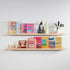 2-Pack 48 Inches) NEXHOME PRO Nursery Book Shelves, Solid Pine Wood Floating Shelves for Wall Kids, Wall Mounted