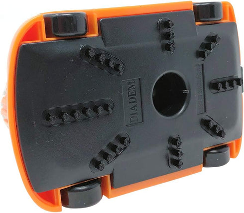 allydrew Cute Portable Mini Vacuum Cleaner for Home and Office, Orange Truck