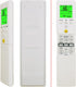 Replacement Remote Control for Fujitsu Air Conditioner AR-RED1U, Display in Fahrenheit and Celsius