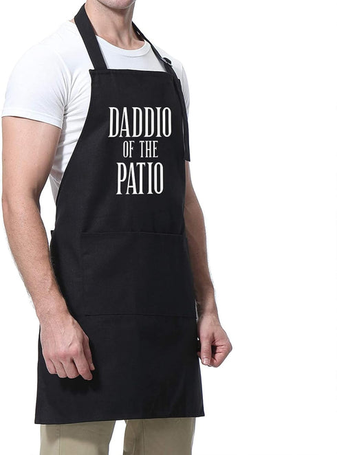 Miracu Grill Apron for Daddy, Funny Gifts from Daughter Son, Best Step Daddy, Father in Law, BBQ Cooking