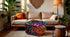 22X22X14 inches, CRAFT KALA Square Mandala Floor Pillow Cushion Cover Seating Throw Cover Hippie Decorative Bohemian