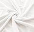Exclusivo Mezcla Fleece Throw Blanket for Couch - 300GSM Super Soft and Warm, Pure White Cozy Plush Blanket, 50x60
