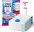Small 6 Pack SPACE MAX Premium Space Saver Vacuum Storage Bags, Reusable with Travel Hand Pump