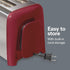 Hamilton Beach 2 Slice Toaster, Extra Wide Slots, Shade Selector, Auto-Shutoff, Cancel Button, Toast Boost, Red