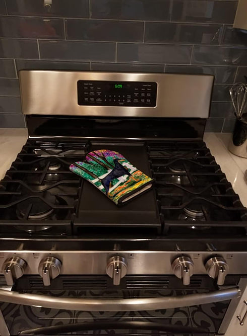 Caroline's Treasures SS8428OVMT Doberman Oven Mitt - Heat Resistant Thick Mitt for Hot Pans, Kitchen Cooking Glove