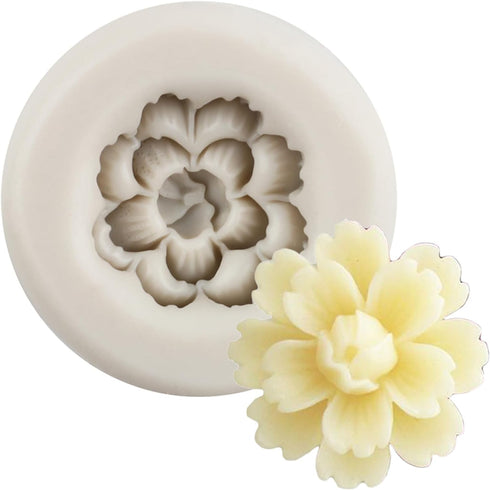 Cherry Blossom Cake Decorating Silicone Mold for Fondant, Cake Decorating, Cupcake Topper, Set of 1