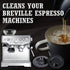 2 Packs 54mm Coffee Backflush Cleaning Disc for Breville Espresso Machines - 100% Silicone