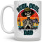 Reel Cool Dad Coffee Mug, Fishing Lover Gifts for Dad, Father's Day Cup, Fishing Gifts for Men (15oz)