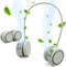 Portable Neck Fan - Hands Free Wearable Bladeless Neck Fans with 3 Speeds for Women and Adults (Green)