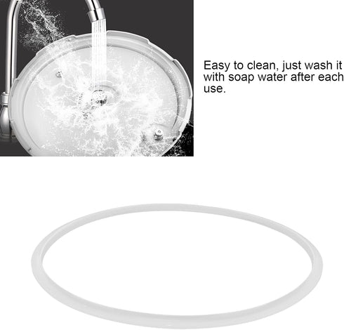 Silicone O-Ring Sealing, 5PCS Flexible Durable for Pressure Cooker Lid (18cm)