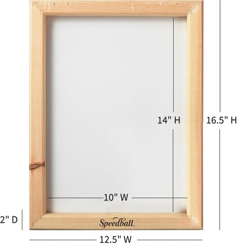 Speedball 4712 Screen Printing Frame, 10-Inch-by-14-Inch