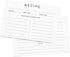 75 Count Recipe Cards, 4x6 Inch Double Sided Thick Card Stock, Modern Minimal Design, Fit with Recipe Binder
