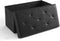 Sweetcrispy 30 Inches Folding Ottoman with Storage Bench, Foot Rest Stool, End