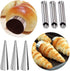 Stainless Steel Cream Horn Molds - 21 Pcs Cannoli Form Tubes & Conical Mold