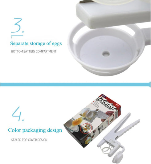 Opener-2025 Egg Shell New Egg Shell Opener for Raw and Hard Boiled Eggs,Stainless Steel Egg Cracker Tool for Cutting