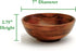Lipper International Footed Serving Bowl, Cherry Finished, Small, 7" Diameter x 2.75" Height, Single Bowl