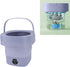 TOPINCN Foldable Washing Machine, Automatic Portable ABS Mini Washer, US Plug 100-240V for Travel
