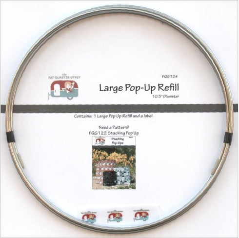 The Fat Quarter Gypsy Refill, Large 10.5" Pop-Up Rfl Lg