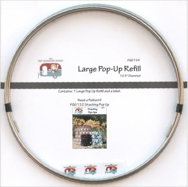 The Fat Quarter Gypsy Refill, Large 10.5" Pop-Up Rfl Lg