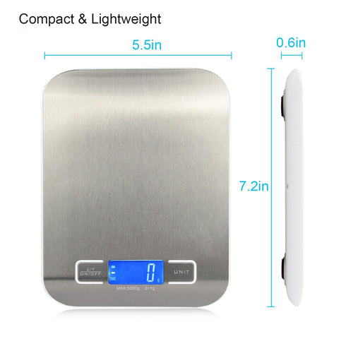 Digital Food Scale, Kitchen Scale, Gram Scale, Weight Scale, Coffee Scale, Digital Kitchen Small Appliances