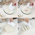 Bench Scraper Dough Scraper for Baking, 4 PCs BPA Free Plastic Flexible Dough Cutter, Food-Safe Tools