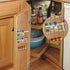 4 Pack 20-Clips Spice Gripper Clip - Wall Mounted Kitchen Spice Jar Rack Organizer with Adhesive Tape