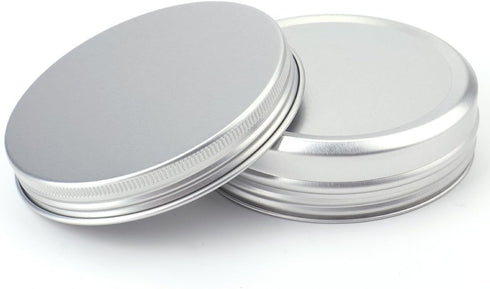 Tosnail 36 Pack 4 oz Aluminum Round Tins, Empty Tins Candle Tins Spice Tins with Screw Top Lids