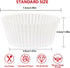 Standard White Cupcake Liners for Baking 200 Counts - Caperci Greaseproof Muffin Baking Cups for Wedding Birthday Party Baby Shower Festivals (White) by Caperci