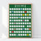 Gift Republic 100 Golf Courses Bucket List Poster