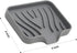 suyncyi 2 Pack Soap Dish with Drainage, Gray Silicone Soap Holder for Bathroom Sink